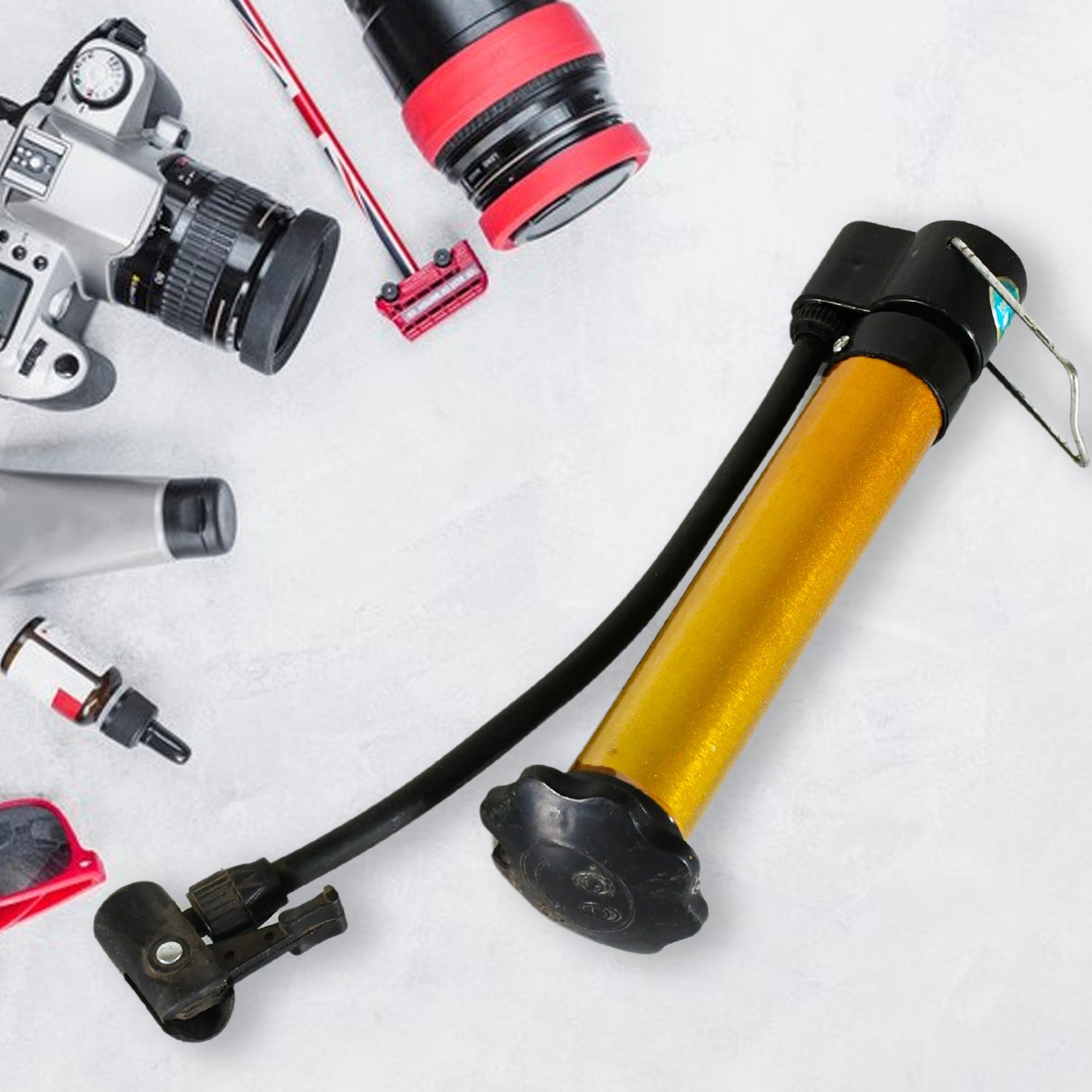 8506 Hand Air Ball Pump, Metal Portable High Pressure Air Pump Mini Basketball Inflator for Balls, Basketball, Soccer, Volleyball, Football, Inflatable and More 8506 Hand Air Ball Pump, Metal Portable High Pressure Air Pump Mini Basketball Inflator for Balls, Basketball, Soccer, Volleyball, Football, Inflatable and More